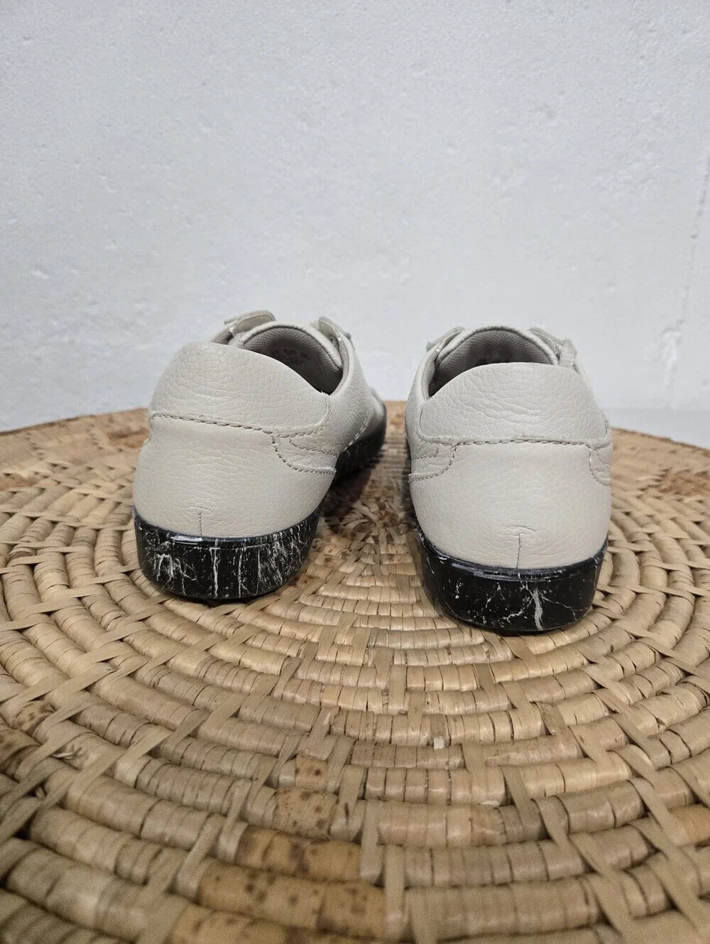 Naturalizer Ivory Leather Sneakers